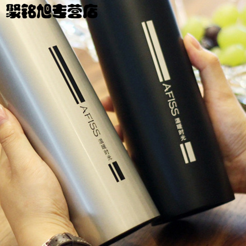 潮人运动保温杯男女大容量户外不锈钢水壶便携车载随手茶杯子喝水杯家用水杯大容量水杯喝水学生水杯