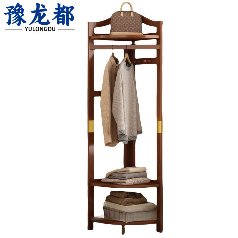 豫龙都衣帽架实木个高清大图