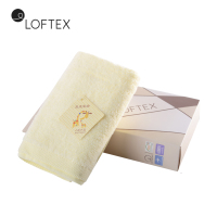 亚光(LOFTEX)毛巾家纺 纯棉素色无捻柔软舒适吸水素心莲面巾 纯色单条礼盒装 34*71cm/90克/条667202