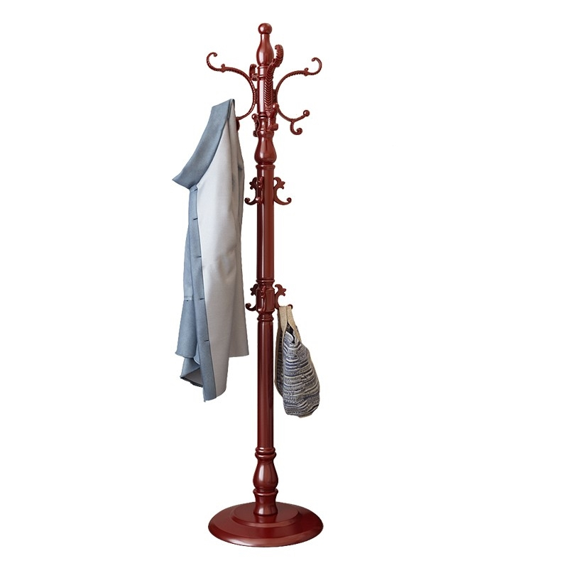 锦兆家居欧式衣帽架落地家用挂包架单杆式衣架简约现代卧室挂衣服架子