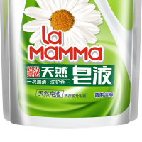 妈妈壹选天然皂液(智能洁净洗衣液)三袋装机洗500g*3 威露士出品
