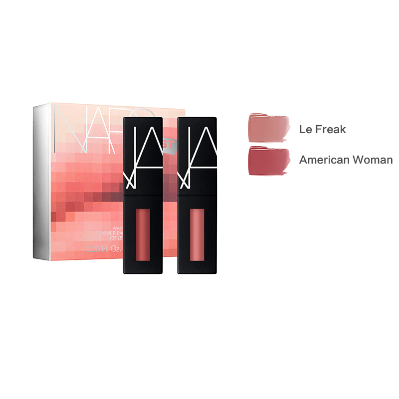 NARS 纳斯哑光黑管唇釉套装American Woman & Le Freak 彩妆
