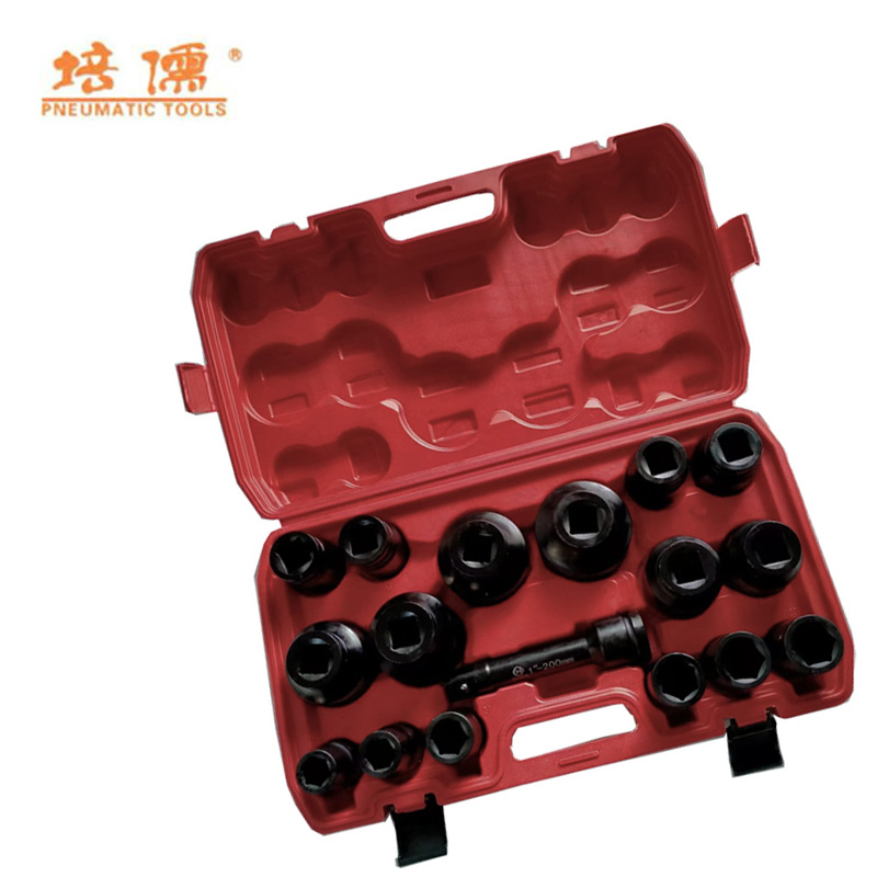 培儒 1“六角套筒17件套组合套装 PR-1-17 (单位:套)高清大图