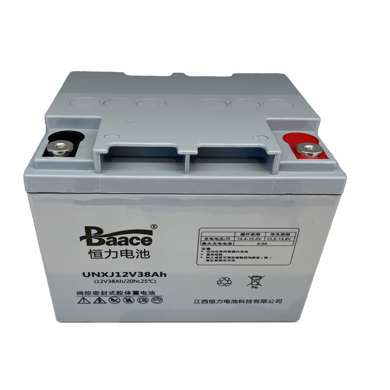 BAACE恒力胶体蓄电池UNXJ12V38Ah(含配件卸货) 块高清大图