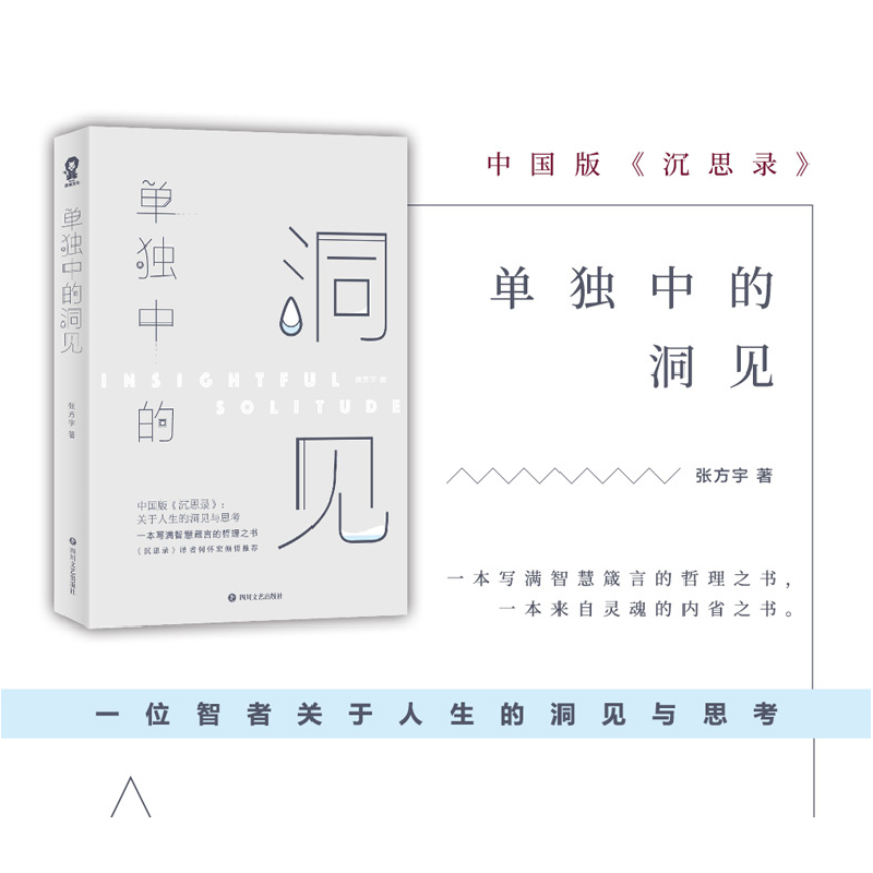 正版 单独中的洞见 张方宇著 四川文艺出版社 9787541148972 书籍高清大图