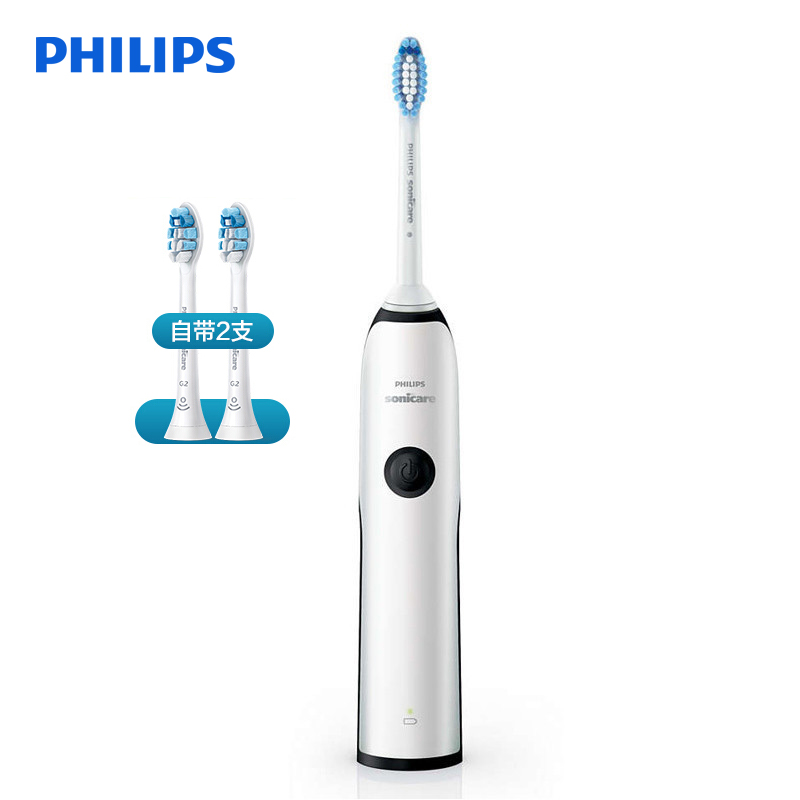 飞利浦(Philips)电动牙刷HX3226/51成人家用充电式软毛刷头声波震动牙刷