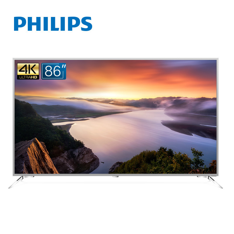 飞利浦(Philips)86PUF8502/T3 86英寸 4K超高清 大屏 智能 LED平板液晶电视