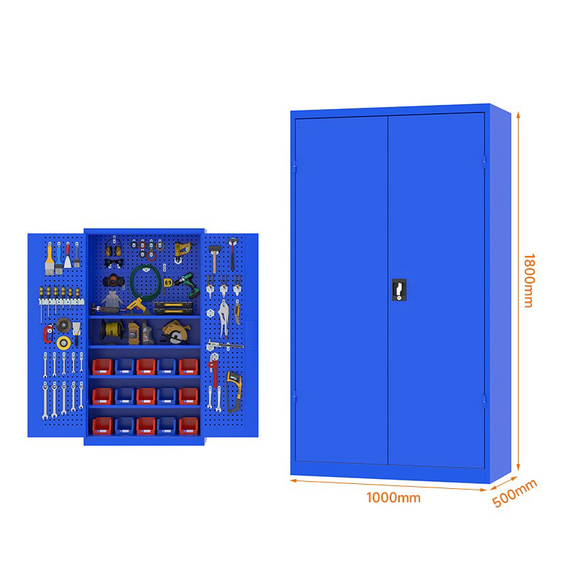 智叶舟重型工具柜四板带网1000*500*1800mm台高清大图