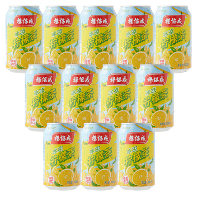 杨协成 300ml*12罐 柠檬水柠檬茶饮料 礼盒装 （单位：箱）