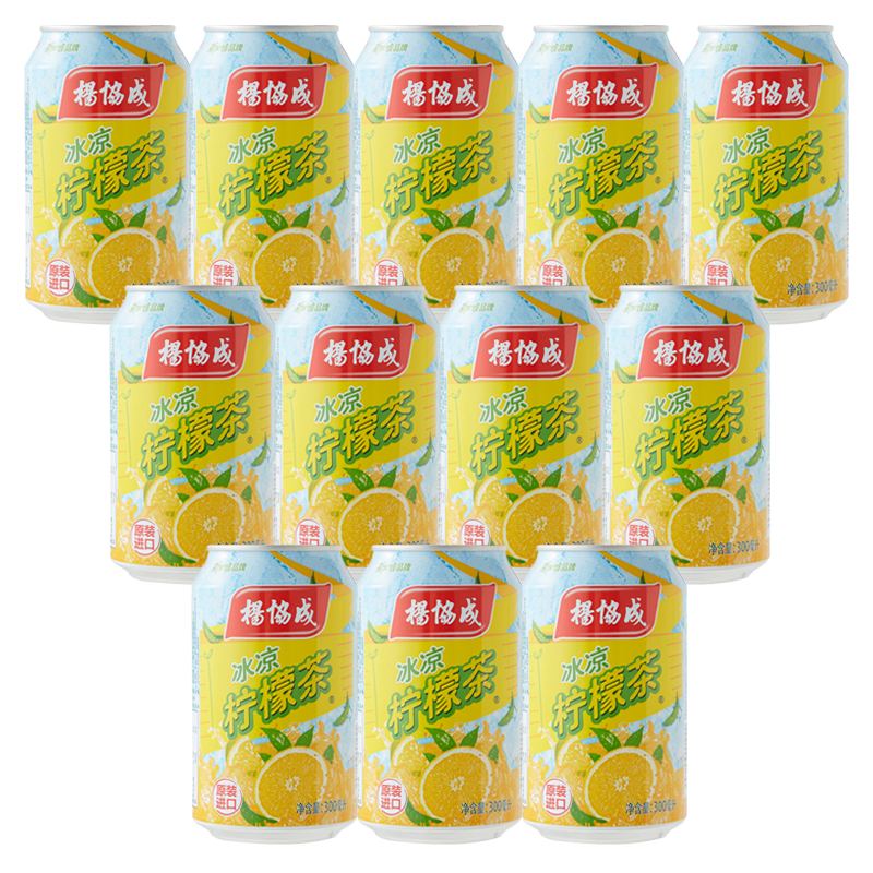 杨协成 300ml*12罐 柠檬水柠檬茶饮料 礼盒装 （单位：箱）