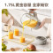 美的(Midea)安睡Max2低音破壁机1.75L可拆洗刀盘家用豆浆机无舱多重降噪料理辅食榨汁机MJ-PB13S59