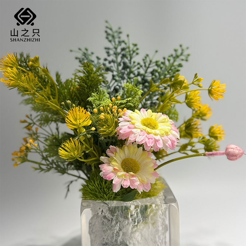 山之只 小雏菊花艺摆件 MZ0263 个高清大图