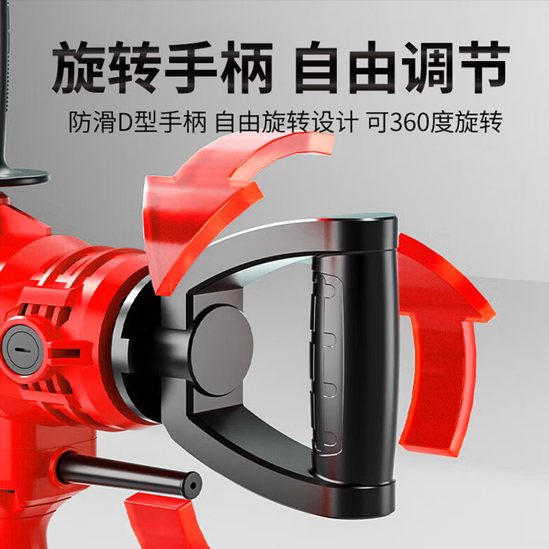 CIAA德国电动搅拌机飞机钻搅拌钻孔腻子粉水泥涂料油漆搅拌器开孔机高清大图