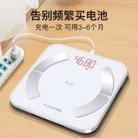 钢琴黑 智能体脂秤电子秤体重秤人体数据蓝牙APP称脂肪减肥