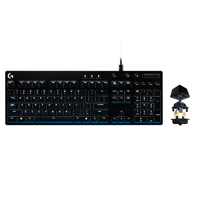 罗技(Logitech)G610电竞游戏吃鸡机械键盘 背光台式机笔记本通用104键全键无冲绝地求生 青轴