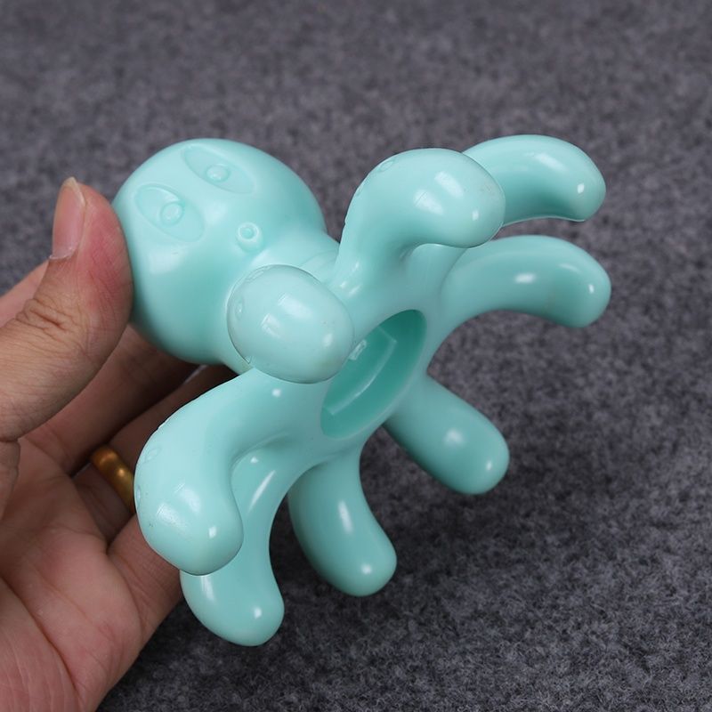 达贺八爪鱼头部按摩器爪多功能章鱼腹部背部腿部颈部全身经络穴位 粉色