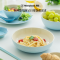 西屋(WESTINGHOUSE)轻奢系列11件套 WCTB11家用餐盘组合饭碗炻瓷乔迁送礼色釉冰川蓝 23cm