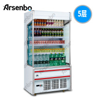 雅绅宝 (Arsenbo)超市风幕柜水果保鲜柜冷风柜水果展示柜冷藏柜蔬菜鲜奶保鲜展示柜 1500豪华风冷风幕柜松下压缩机