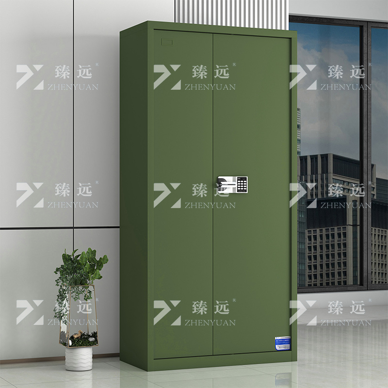 臻远 ZYJJ-80074 保密柜 绿色通门智能密码锁 长900*宽420*高1850 单位:1台高清大图