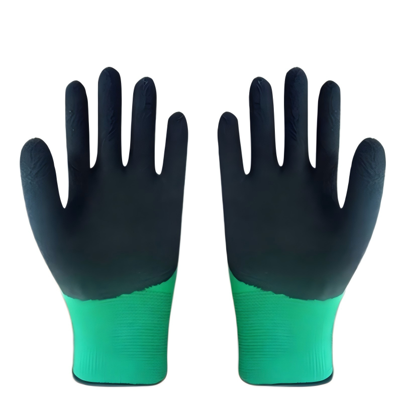 卓凡舒 绿色大半挂手套 均码 双高清大图