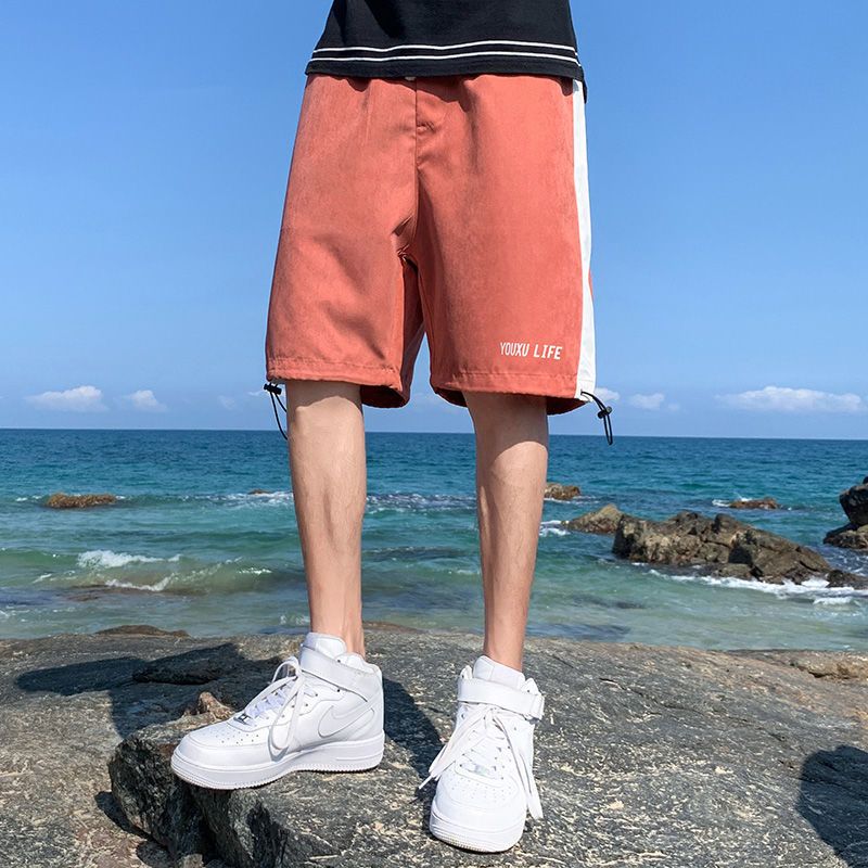 短裤男夏季男装韩版潮流男士休闲宽松运动五分裤七分沙滩裤子休闲裤男