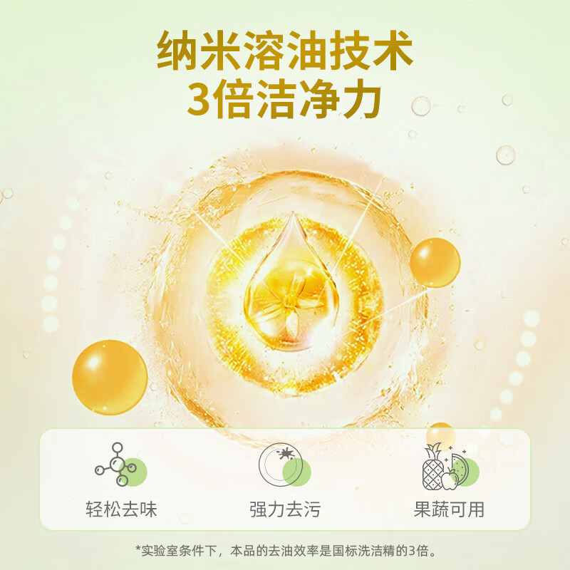 传化 茶多酚洗洁精1.12kg*2瓶高清大图