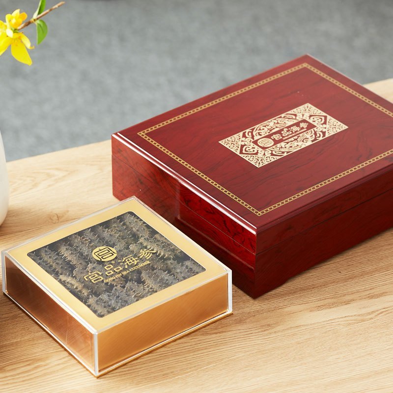 [门店同城可4小时达]宫品海参M7精选有机淡干海参60-80只500g礼盒装 辽宁大连辽刺参生鲜海鲜水产高清大图