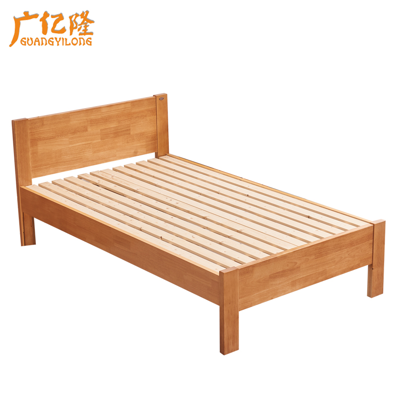 广亿隆实木床宿舍公寓木床参数配置_规格_性能_功能-苏宁易购