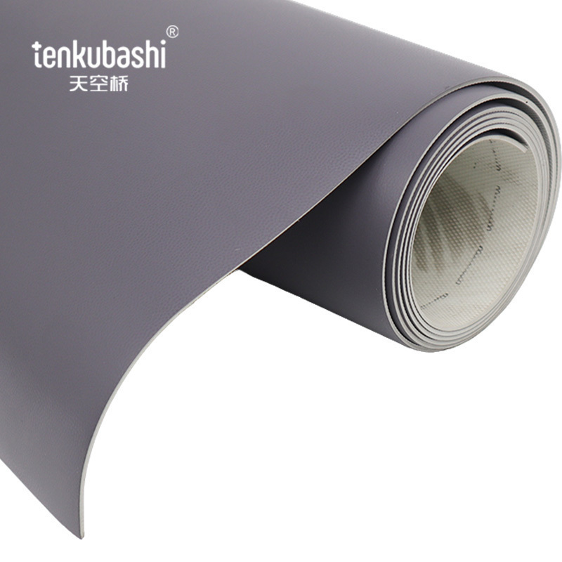 天空桥 阻燃地板 深灰色1.6mm 卷高清大图