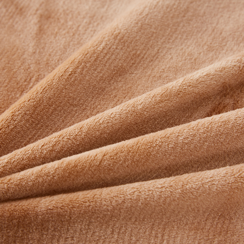 丽馨家纺毛毯纯色简约