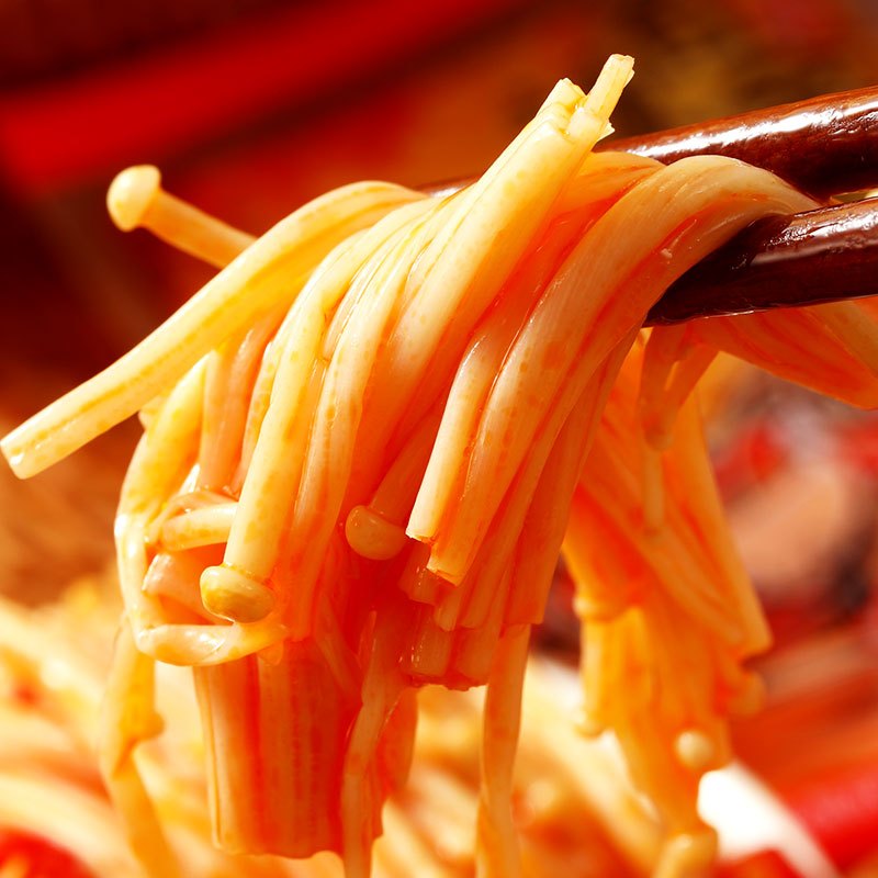 味滋源 香辣金针菇260g/盒 香辣味蔬菜即食卤味办公休闲小吃零食菌菇