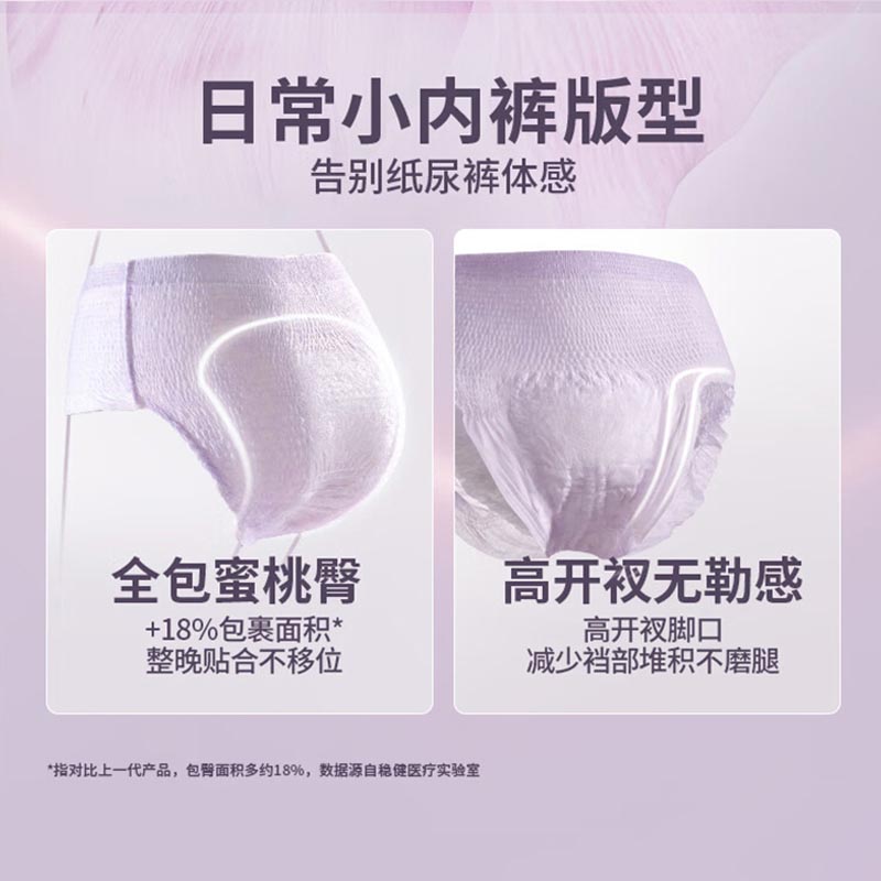 全棉时代(Purcotton) 超薄日夜用组合装66片(245mm8片*3包+280mm6片*2包+420mm3片*2包高清大图