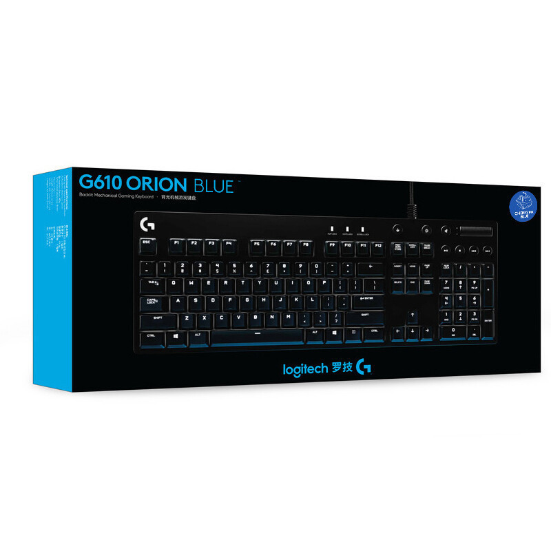 罗技(Logitech)G610电竞游戏吃鸡机械键盘 背光台式机笔记本通用104键全键无冲绝地求生 青轴