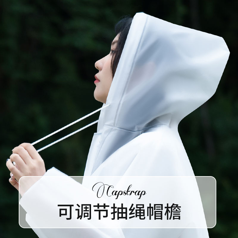 正雨一次性卡片雨衣长款全身透明加厚防暴雨女款男款成人便携防水雨服高清大图