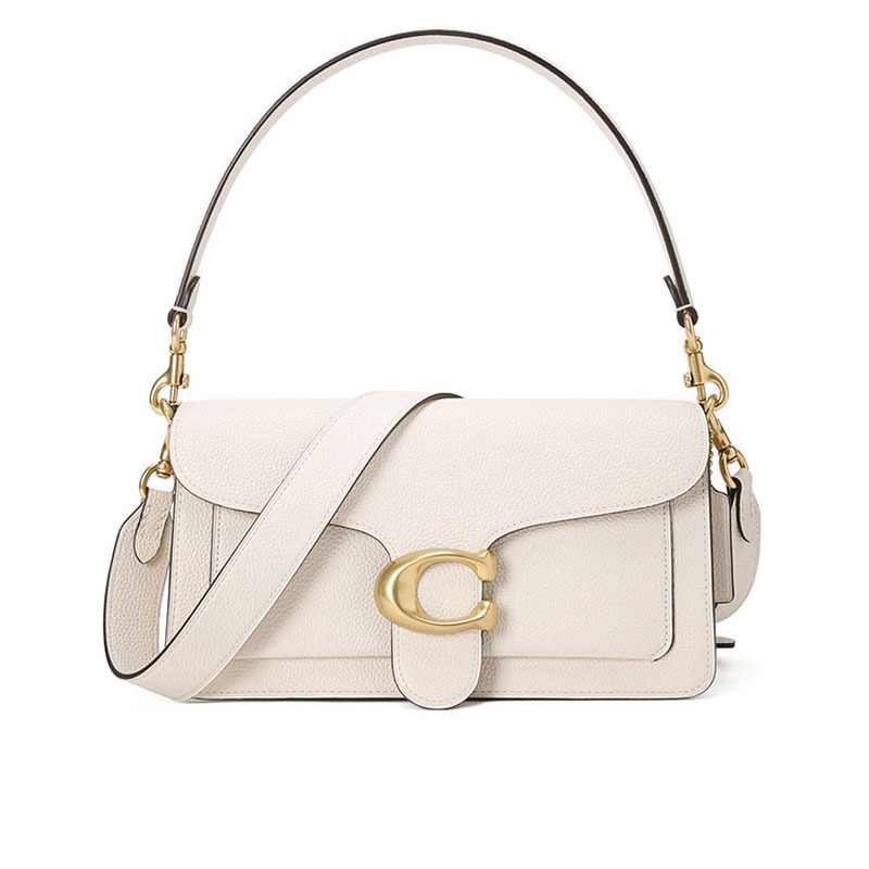 COACH 蔻驰 女包 TABBY通勤肩背 单肩包 手提包 粒面皮金扣73995