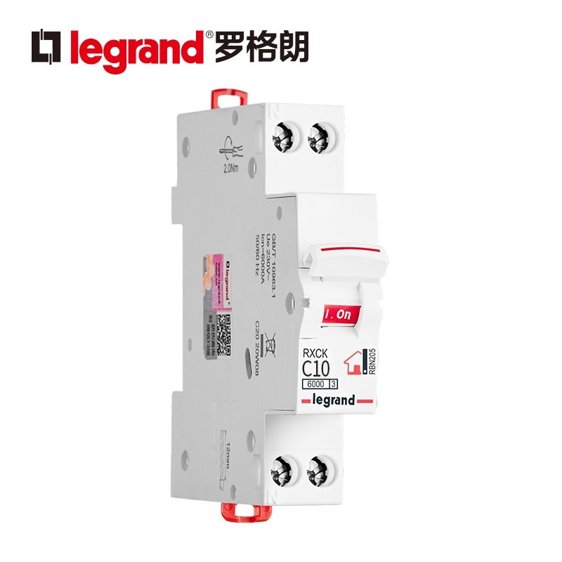 罗格朗Legrand断路器RXC断路器1P+NC16A空气开关空开开关小型家用总开关断电闸真空断路器