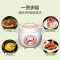 美的(Midea)电饭煲 可拆洗内盖 黑晶不粘内胆简单易操作家用宿舍1.6L迷你小电饭锅机械款 MB-YN161 粉色