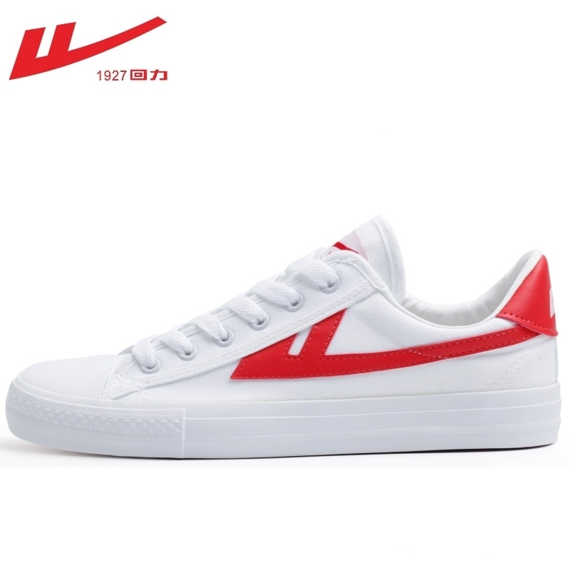 回力warrior女鞋帆布鞋男鞋ow联名爆改加绒小白鞋女情侣运动球鞋休闲