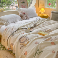 高克重加厚雪花绒毛毯