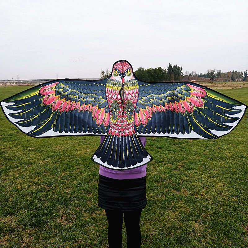 新店潍坊驱鸟老鹰风筝卡通儿童成人果园驱鸟微风易飞可d2