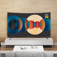 TCL 65T3S 65英寸4K超高清 人工智能 全面屏曲面电视 7.9mm金属超薄电视（黑色）