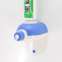 单牙膏器-蓝色 自动挤牙膏神器免打孔卫生间置物架牙刷架懒人牙膏挤压器手动儿童