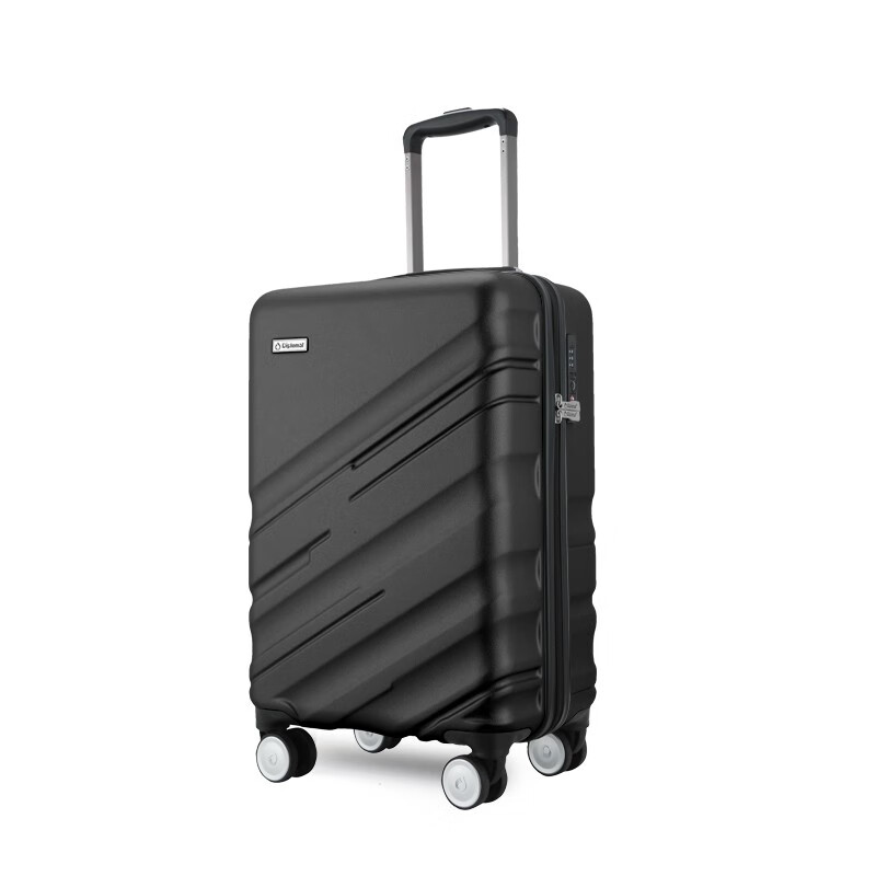 外交官DS-13059 材质:ABS内里:织物料尺寸:20英寸规格:350*225*575mm黑色 个 行李箱高清大图