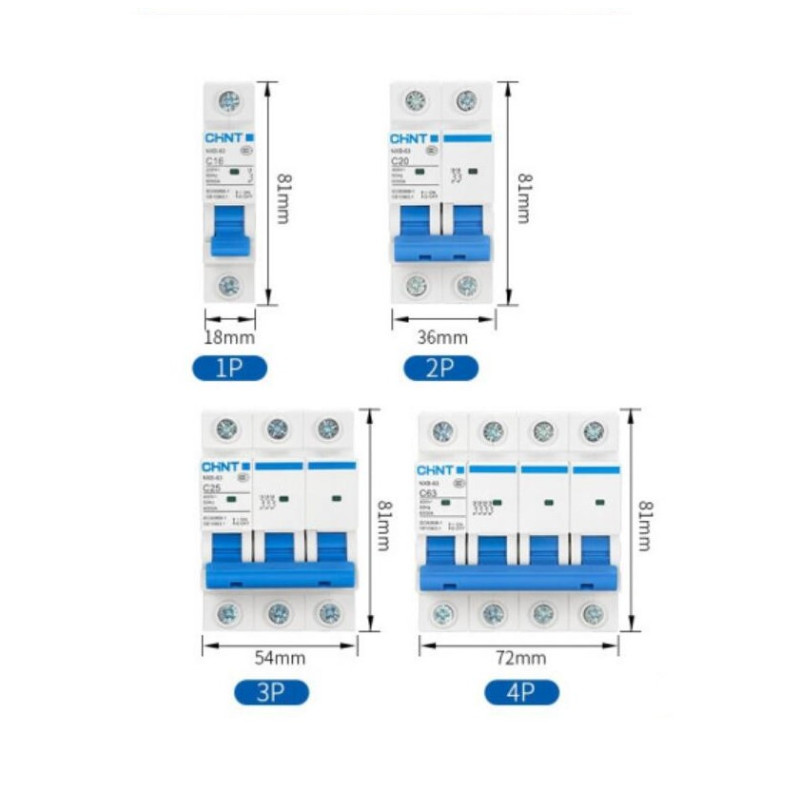 正泰(chnt) 空气开关 3p-100a家用空气开关nxb