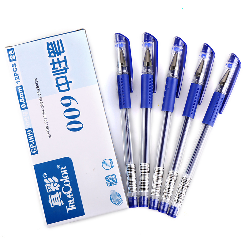 真彩GP-009 史努比水笔 0.5mm 12支/盒 黑色