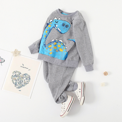 39元包邮 印象童年 男童加绒加厚卫衣套装