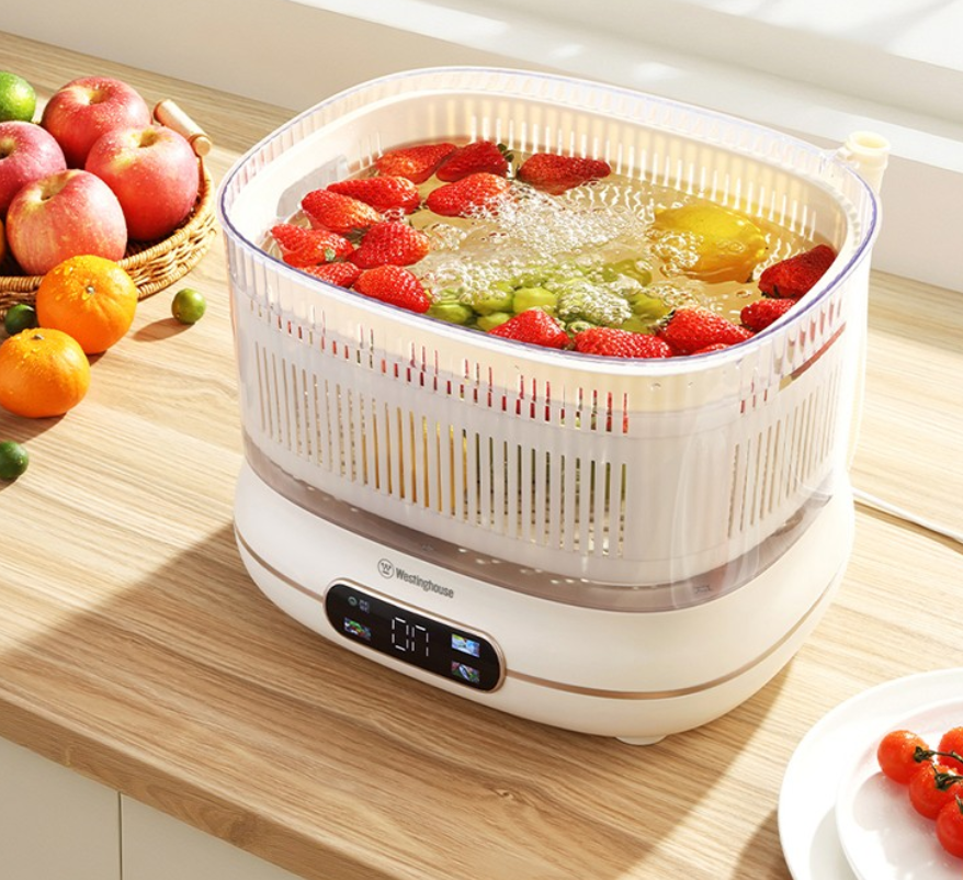 西屋(WESTINGHOUSE)-果蔬清洗机-WGS10B低噪音设计 一键操作;新鲜蔬果,高清大图