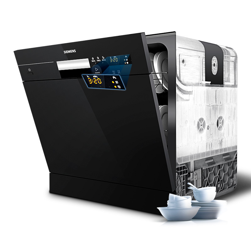原装进口智能5d喷淋嵌入式自动洗碗机家用8套sc73e610ti