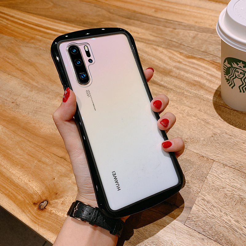 火豹华为p30手机壳简约透明二合一网红p30塑料硬壳全包防摔p30硅胶