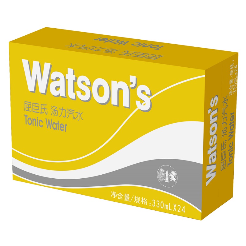 屈臣氏(Watsons)汤力汽水330ml*24 整箱